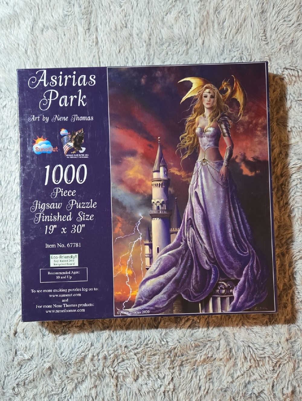Nene Thomas - Asirias Park 1000-Piece Puzzle, New Unopened